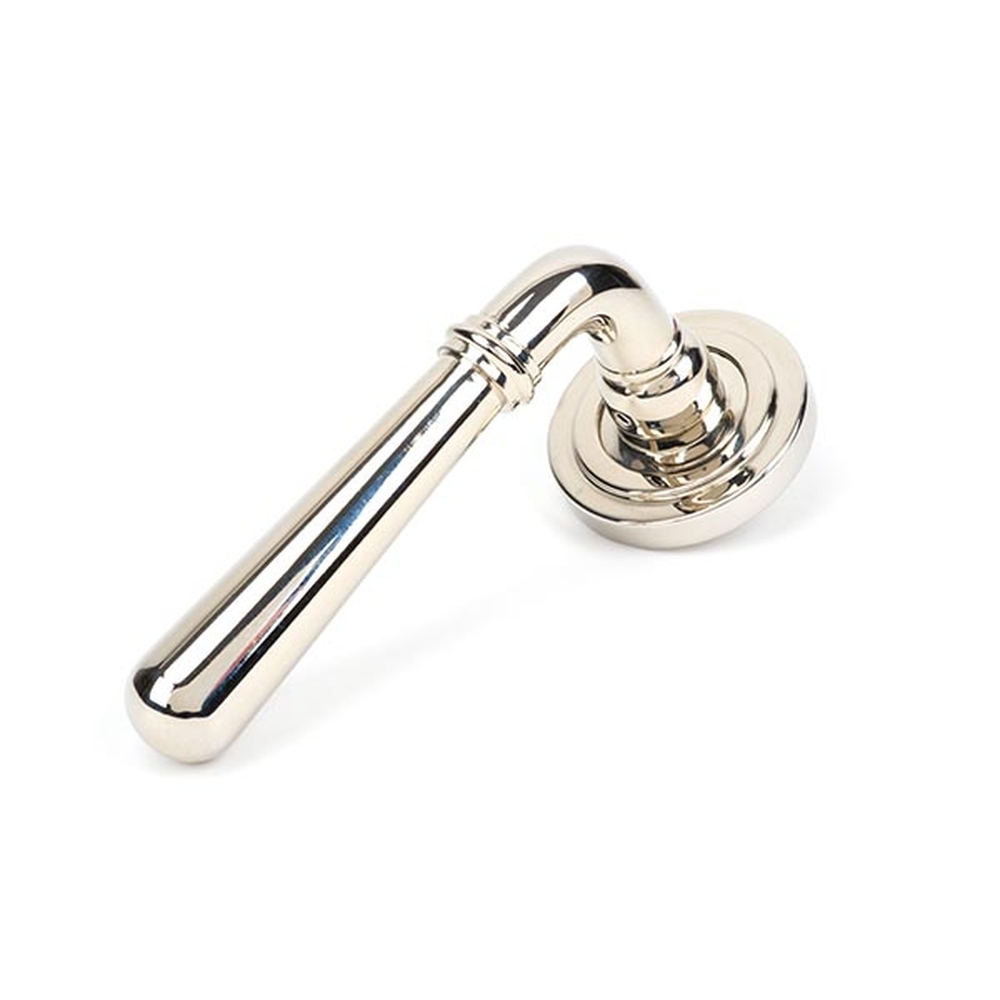 46058 • 53 x 8mm • Polished Nickel • From The Anvil Newbury Lever on Rose [Art Deco]