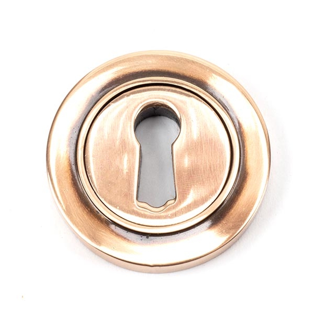 46117 • 53mm • Polished Bronze • From The Anvil Round Escutcheon [Plain]