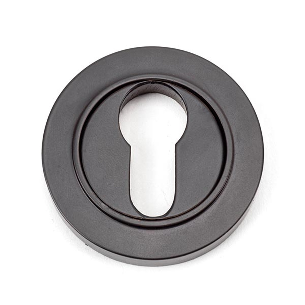 46121 • 53mm • Aged Bronze • From The Anvil Round Euro Escutcheon [Plain]