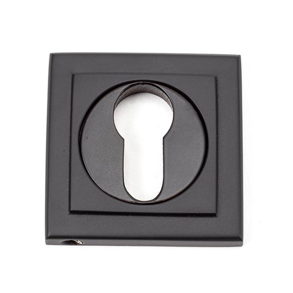 46124 • 53 x 53mm • Aged Bronze • From The Anvil Round Euro Escutcheon [Square]