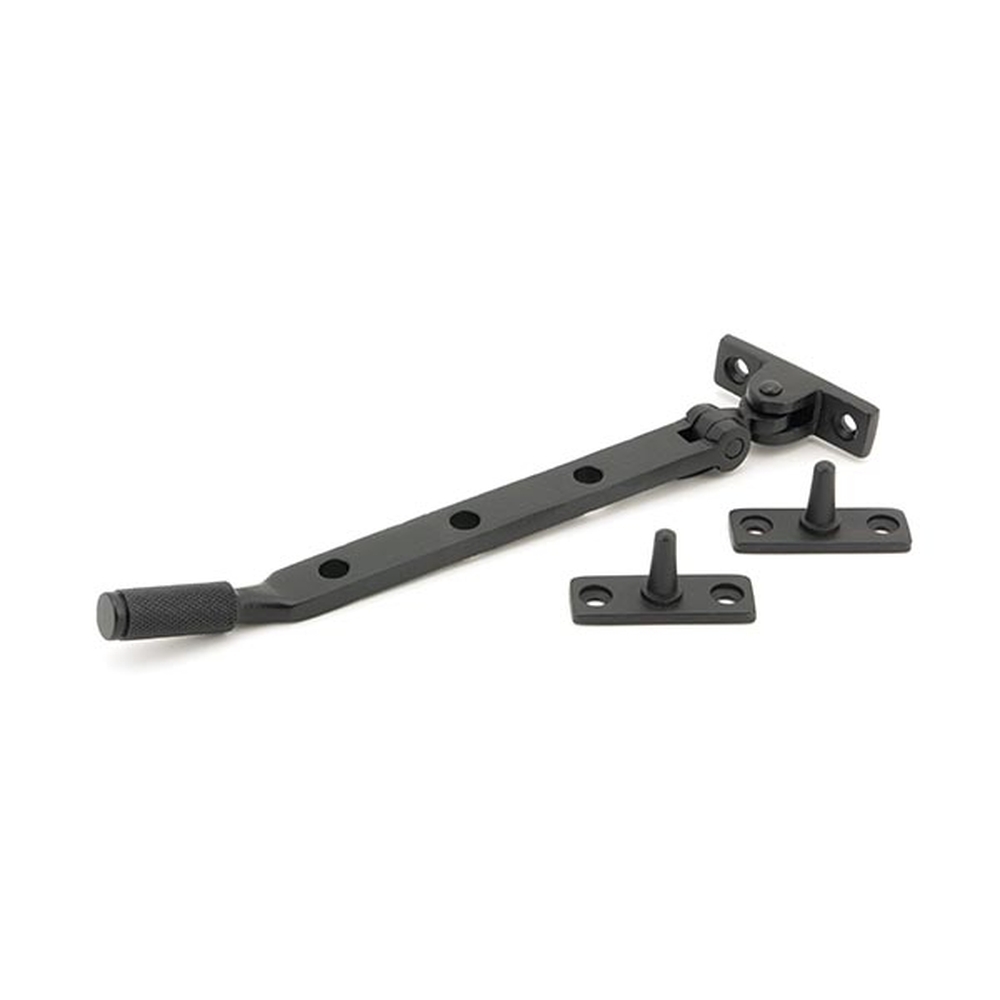 46185 • 228mm • Matt Black • From The Anvil Brompton Casement Stay