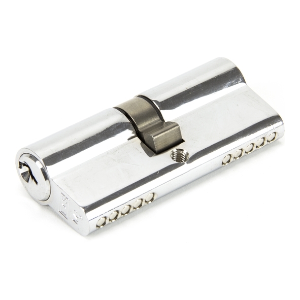 46249 • 35 x 35mm • Polished Chrome • From The Anvil 5 Pin Euro Double Cylinder Keyed Alike