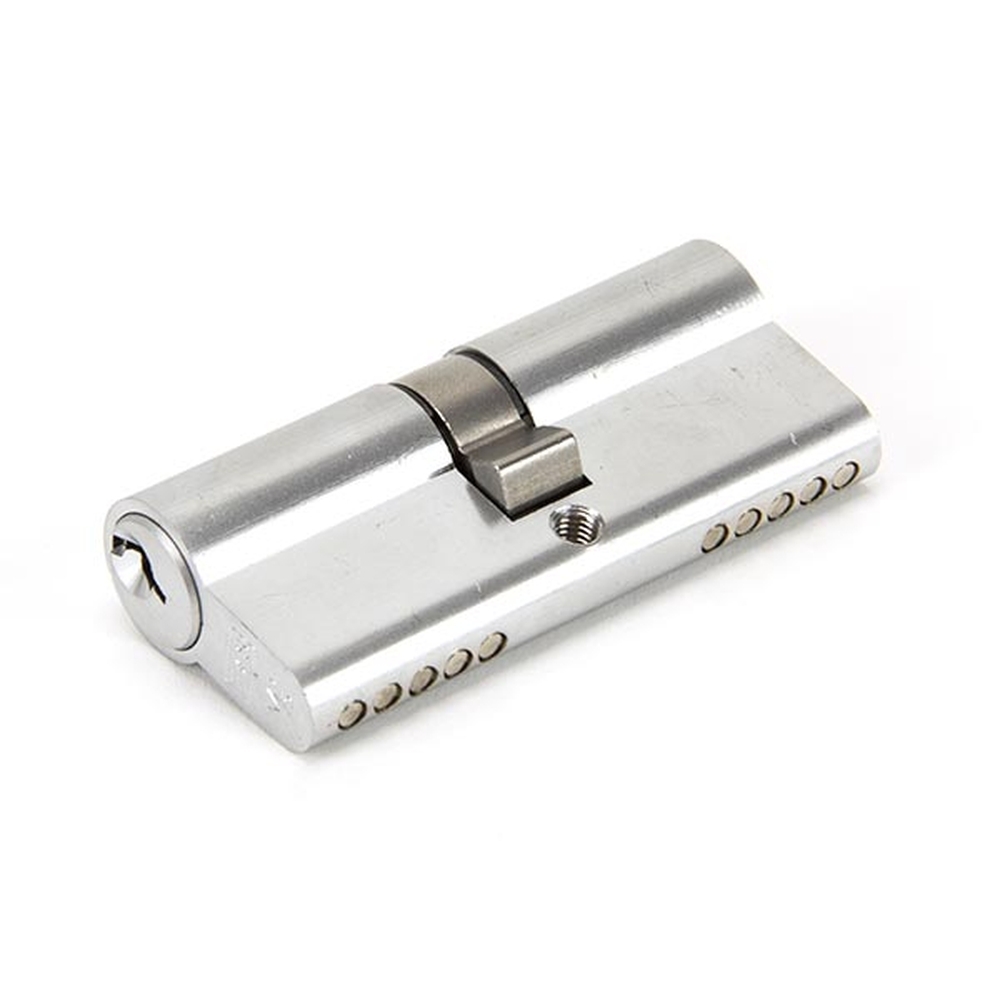 46250 • 35 x 35mm • Satin Chrome • From The Anvil 5 Pin Euro Double Cylinder Keyed Alike