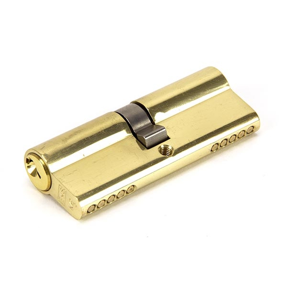 46251 • 40 x 40mm • Lacquered Brass • From The Anvil 5 Pin Euro Double Cylinder Keyed Alike