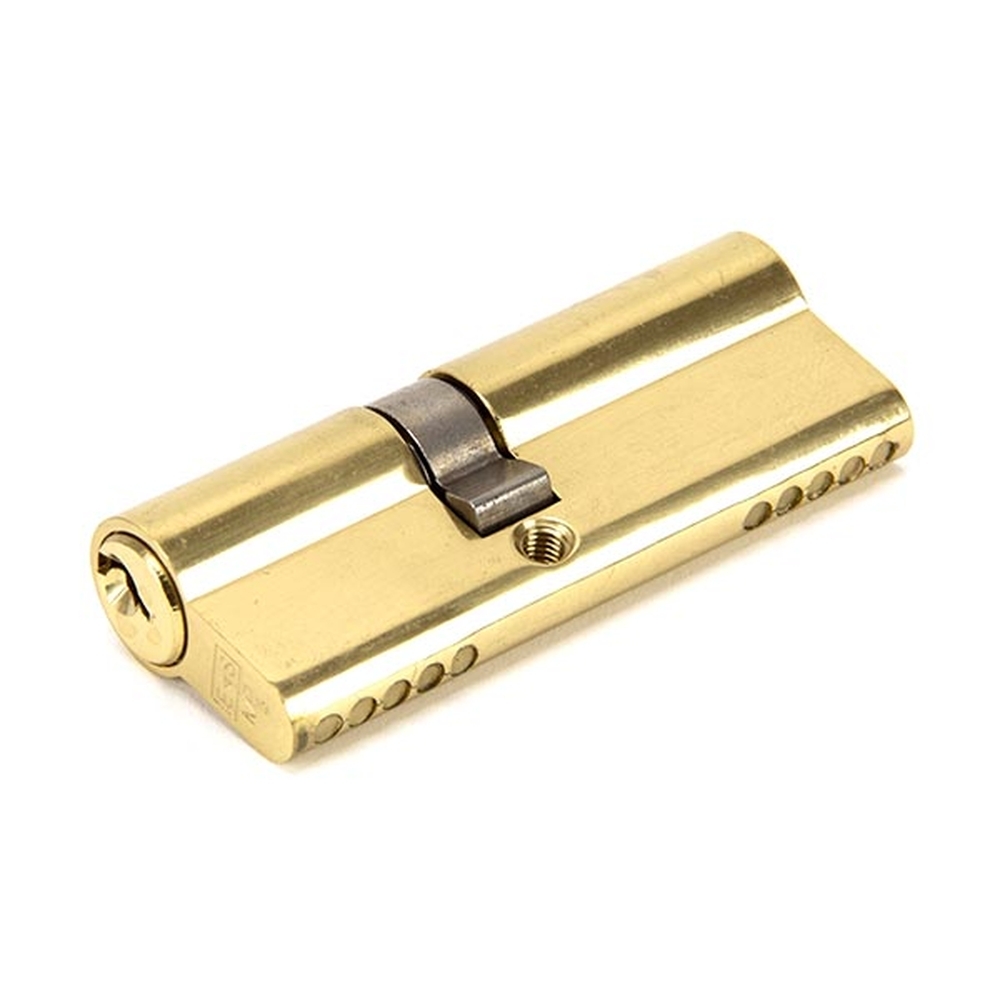 46254 • 35 x 45mm • Lacquered Brass • From The Anvil 5 Pin Euro Double Cylinder Keyed Alike