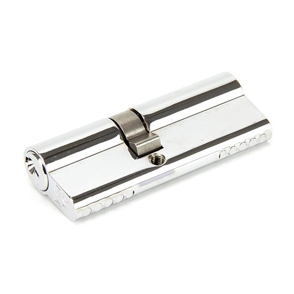 46255 • 35 x 45mm • Polished Chrome • From The Anvil 5 Pin Euro Double Cylinder Keyed Alike