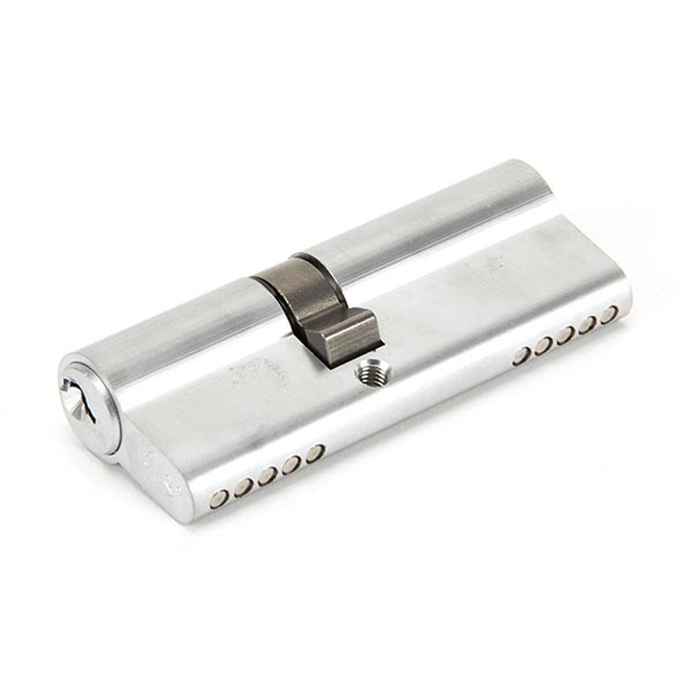 46256 • 35 x 45mm • Satin Chrome • From The Anvil 5 Pin Euro Double Cylinder Keyed Alike