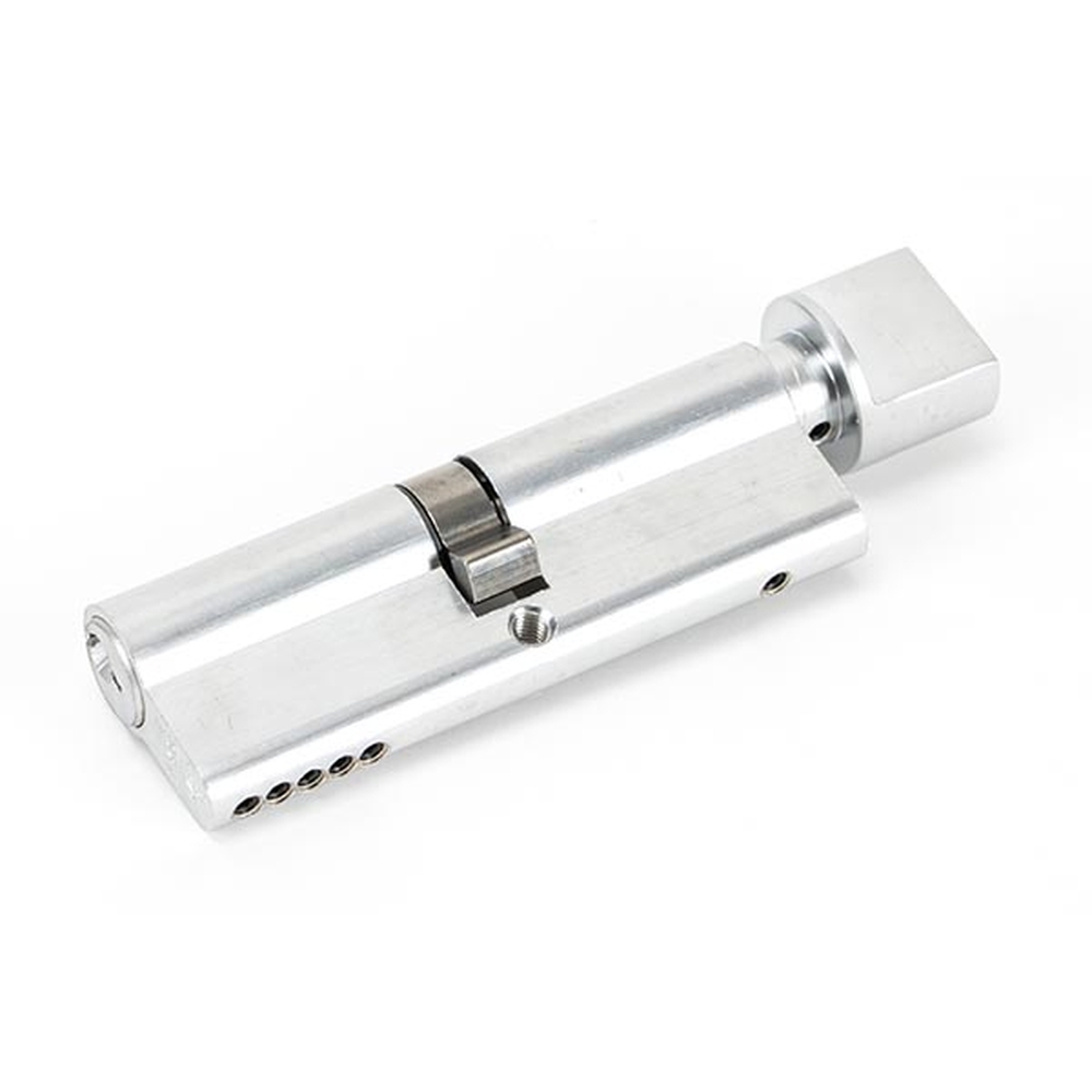 46267 • 45 x 45mm • Polished Chrome • From The Anvil 5 Pin Euro Cylinder & Thumbturn