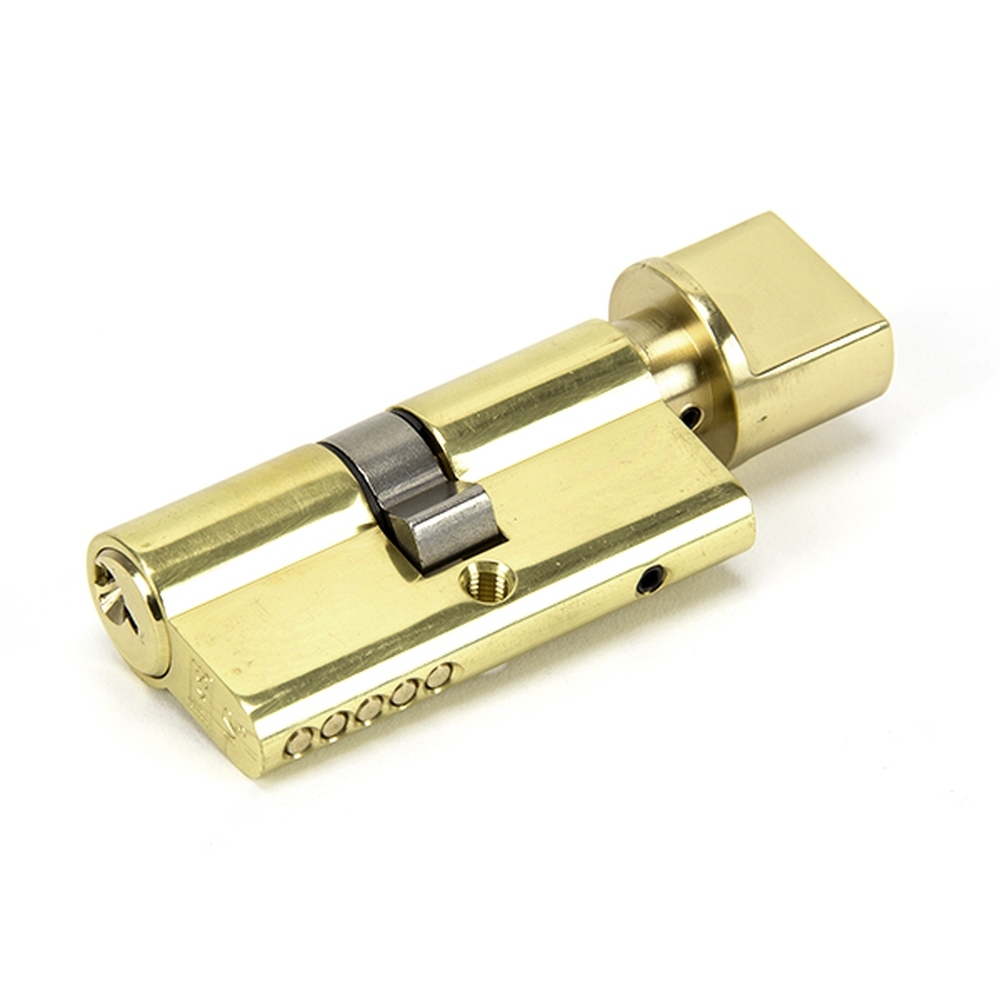 46269 • 30 x 30mm • Lacquered Brass • From The Anvil 5 Pin Euro Cylinder & Thumbturn Keyed Alike