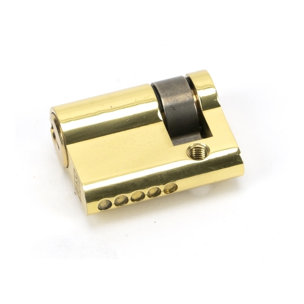 46278 • 30 x 10mm • Lacquered Brass • From The Anvil 5 Pin Euro Single Cylinder
