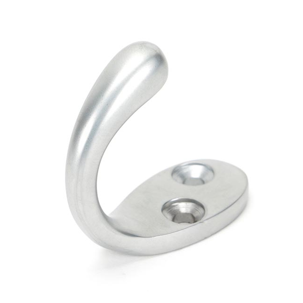 46309  32 x 19mm  Satin Chrome  From The Anvil Celtic Single Robe Hook