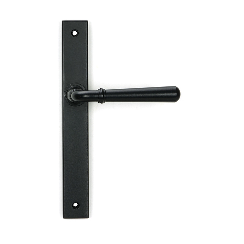 46411 • 244 x 32 x 13mm • Matt Black • From The Anvil Newbury Slimline Lever Espag. Latch Set