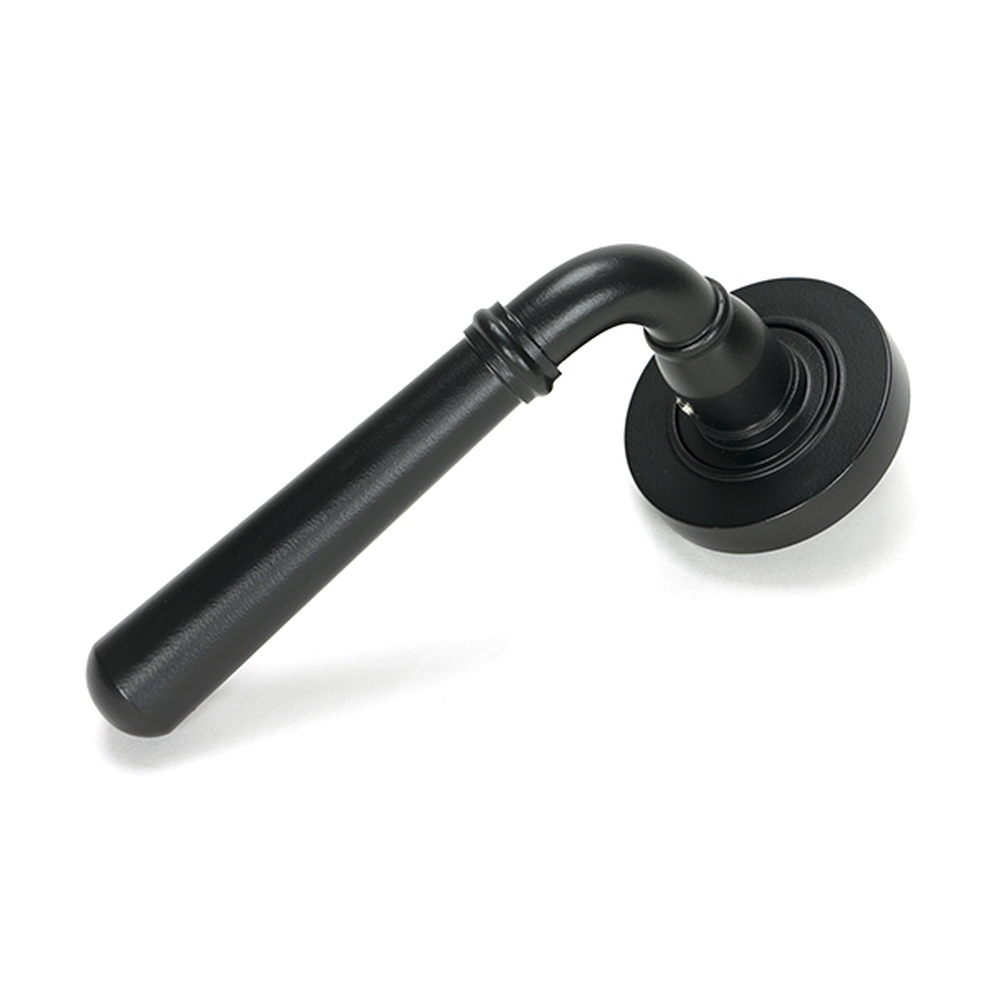 46459 • 53 x 8mm • Matt Black • From The Anvil Newbury Lever on Rose Set [Plain]