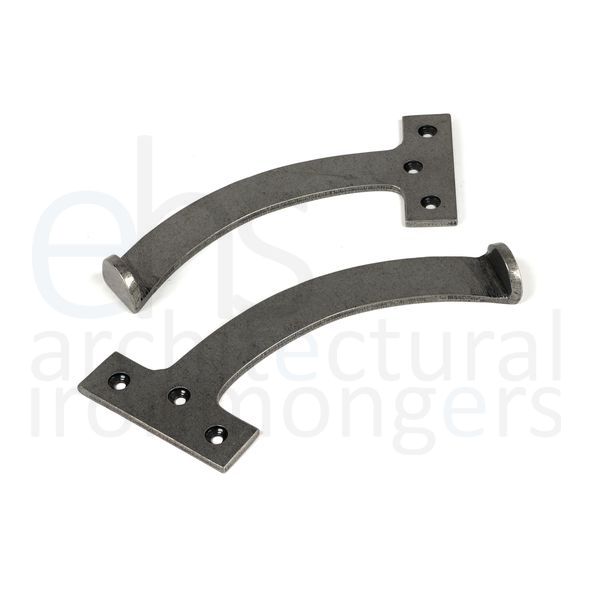 46505 • 180mm • Pewter Patina • From The Anvil Quadrant Casement Stay [Pair]