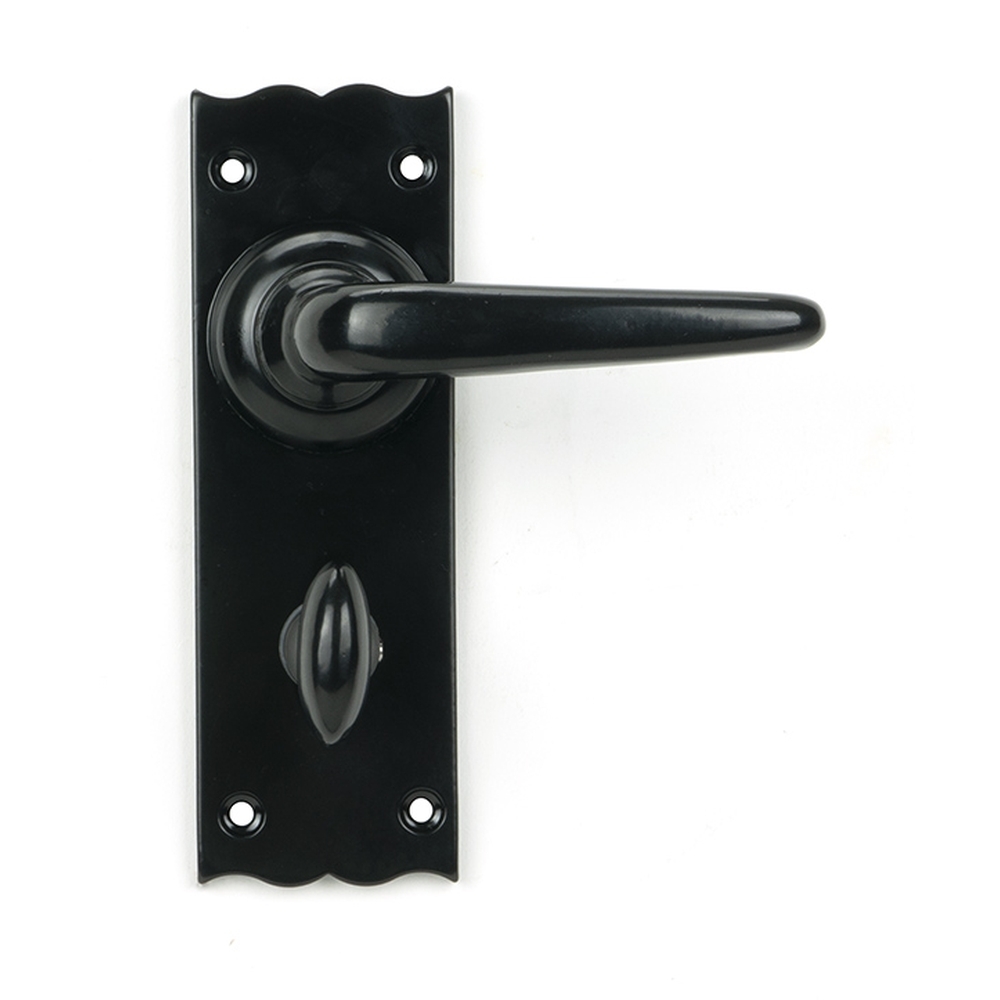 46569  152 x 50 x 6mm  Black  From The Anvil Oak Lever Bathroom Set