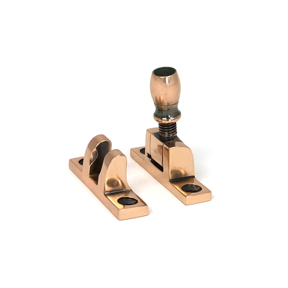 46586 • 55 x 14mm • Polished Bronze • From The Anvil Mushroom Brighton Fastener - Narrow [Square]