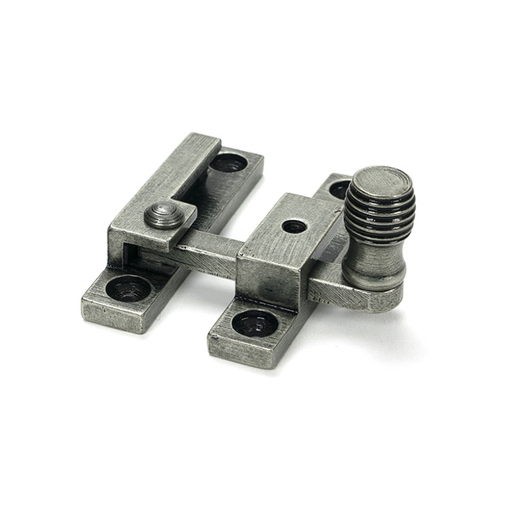 46607  64 x 13mm  Pewter  From The Anvil Beehive Narrow Quadrant Fastener