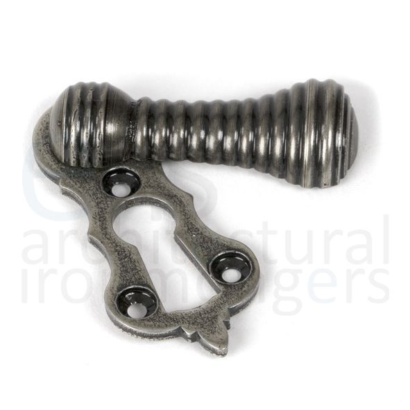 46689 • 58 x 25mm • Pewter Patina • From The Anvil Beehive Escutcheon