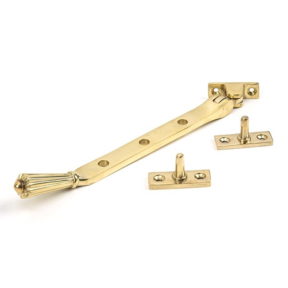 46703 • 244mm • Polished Brass • From The Anvil Hinton Casement Stay