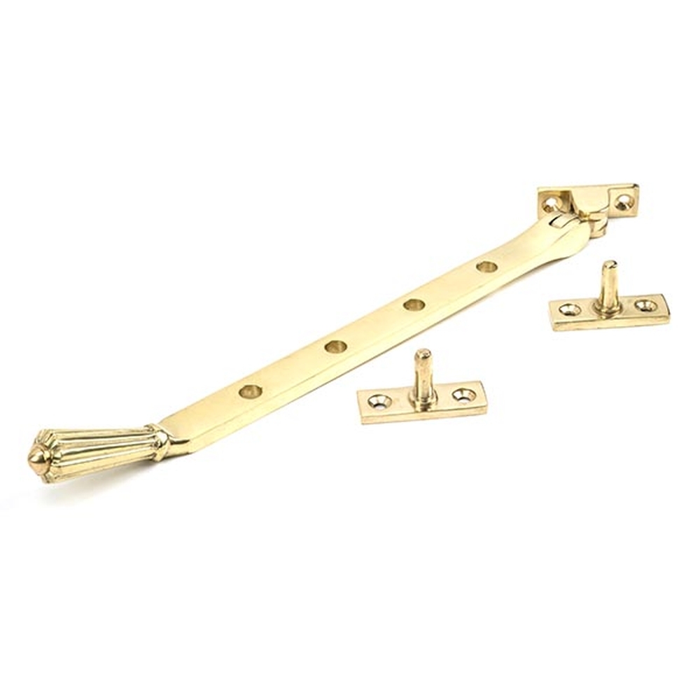 46704 • 289mm • Polished Brass • From The Anvil Hinton Casement Stay