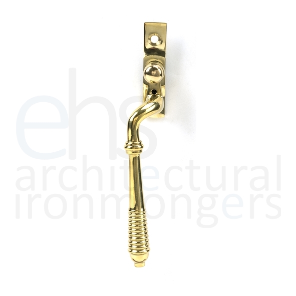 46710  166mm  Polished Brass  From The Anvil Reeded Espag - LH