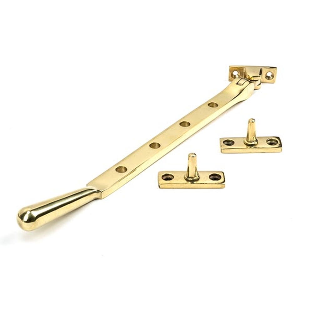 46716 • 296mm • Polished Brass • From The Anvil Newbury Casement Stay