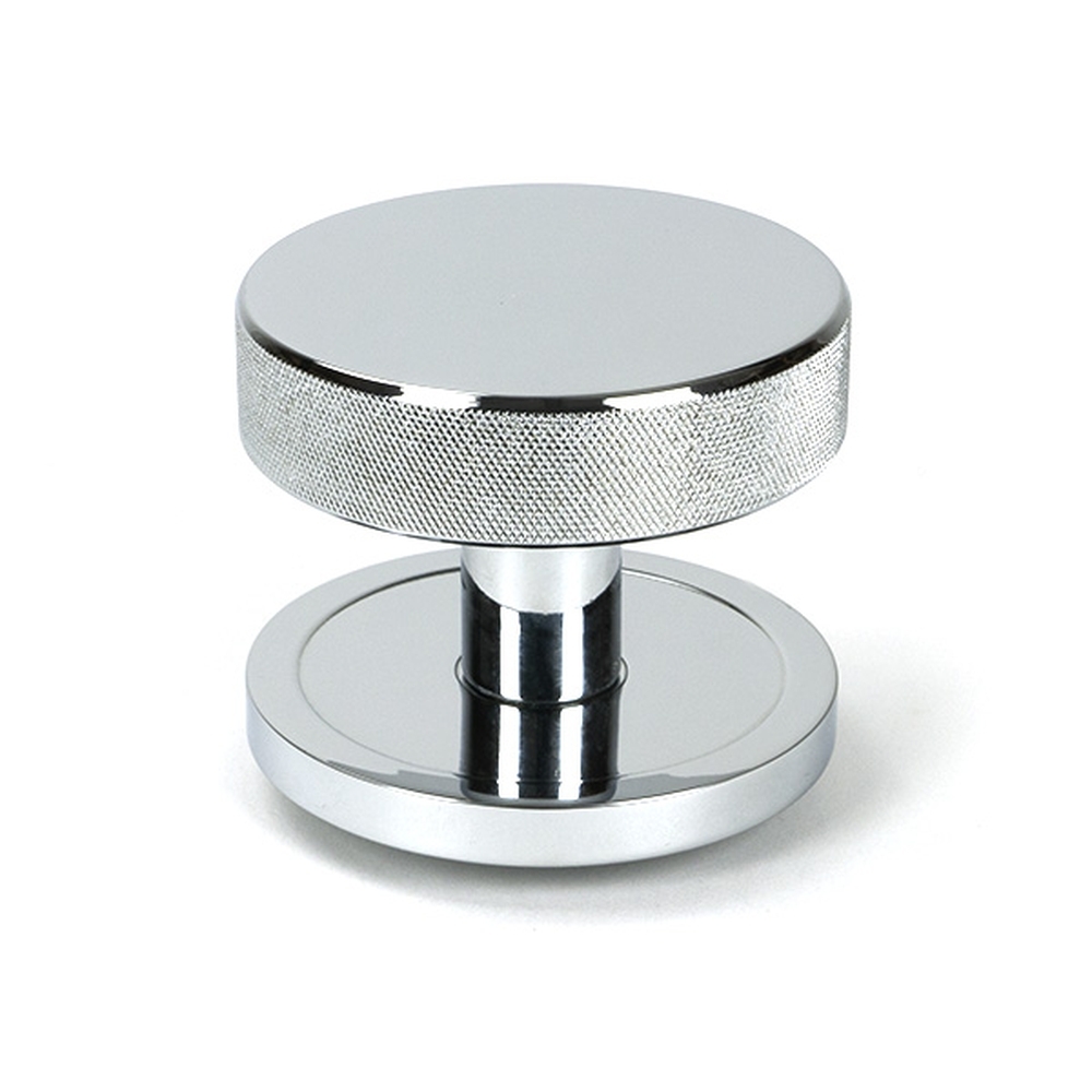 46738  90mm  Polished Chrome  From The Anvil Brompton Centre Door Knob