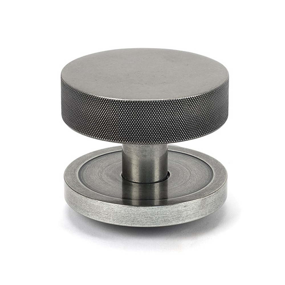 46762  90mm  Pewter Patina  From The Anvil Brompton Centre Door Knob