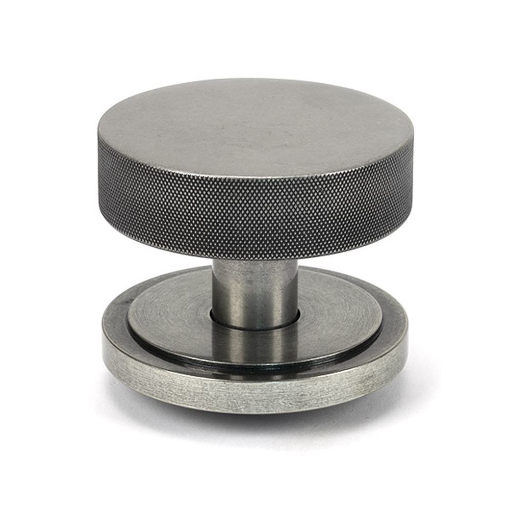 46763  90mm  Pewter Patina  From The Anvil Brompton Centre Door Knob