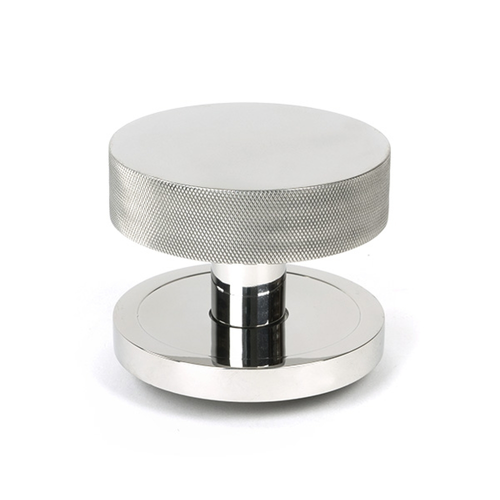 46766  90mm  Polished Stainless [316]  From The Anvil Brompton Centre Door Knob