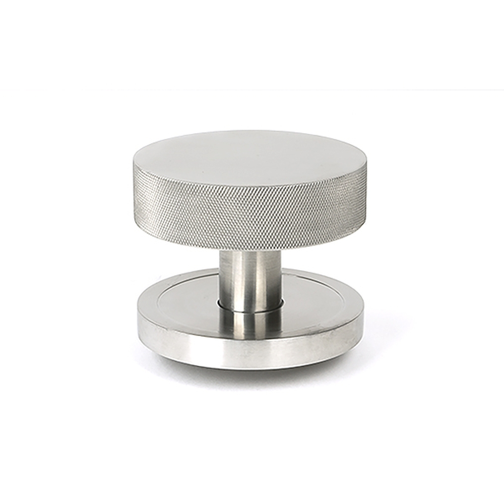 46770  90mm  Satin Stainless [316]  From The Anvil Brompton Centre Door Knob