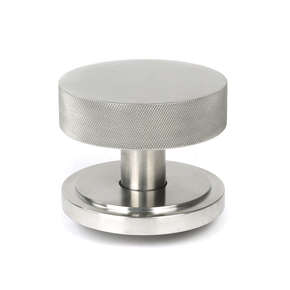 46771  90mm  Satin Stainless [316]  From The Anvil Brompton Centre Door Knob