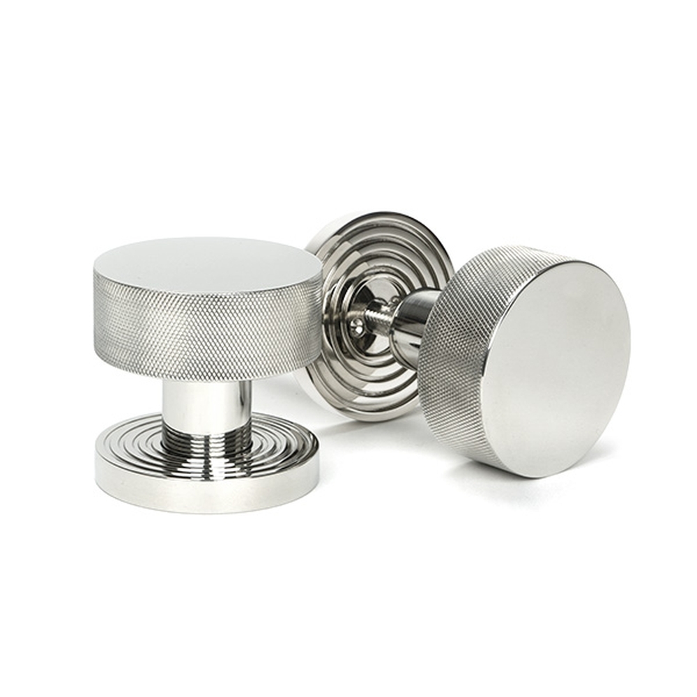 46808 • 63mm • Polished Stainless [316] • From The Anvil Brompton Mortice Knob On Beehive Roses