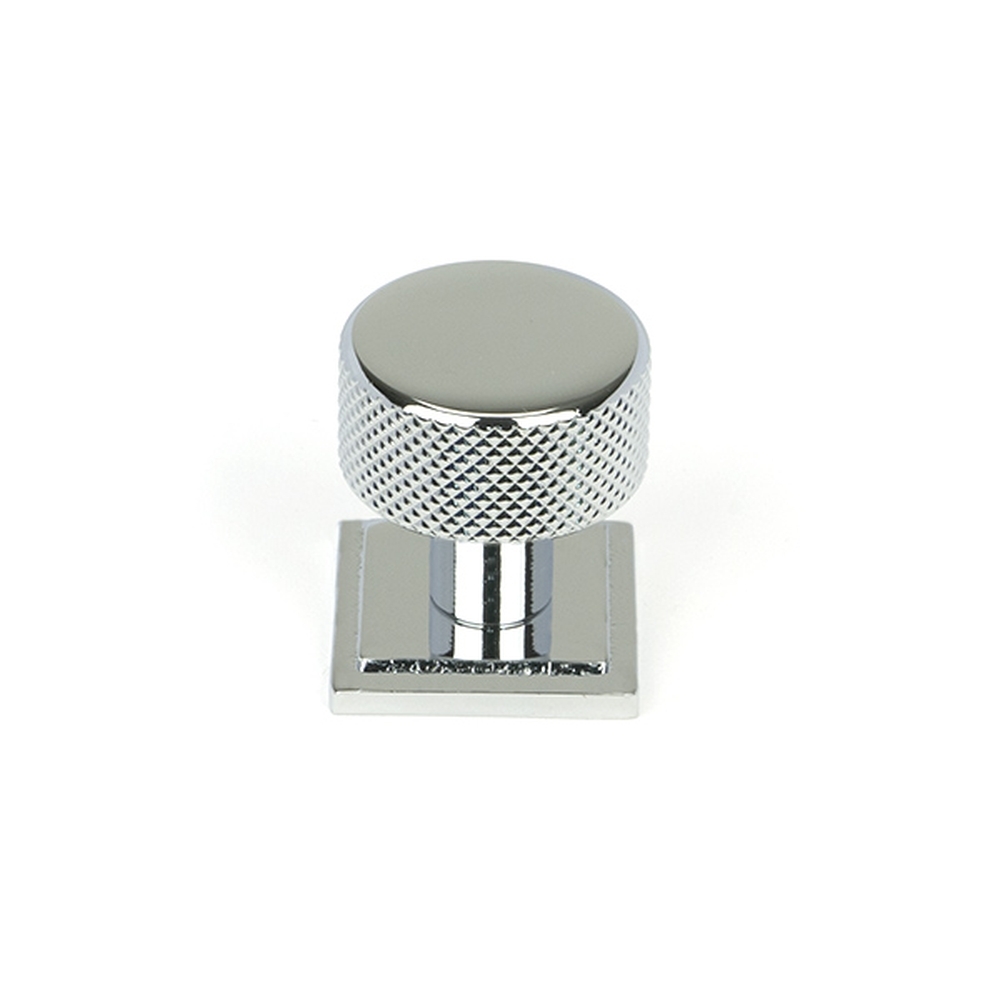 46821  25mm  Polished Chrome  From The Anvil Brompton Cabinet Knob [Square]