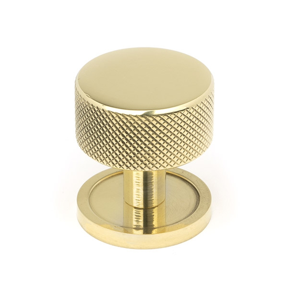 46828  32mm  Polished Brass  From The Anvil Brompton Cabinet Knob [Plain]