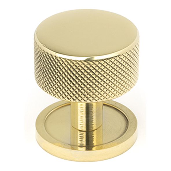 46828  32mm  Polished Brass  From The Anvil Brompton Cabinet Knob [Plain]