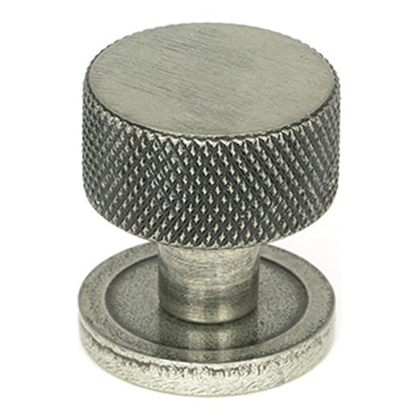 46842 • 25mm • Pewter Patina  • From The Anvil Brompton Cabinet Knob [Plain]