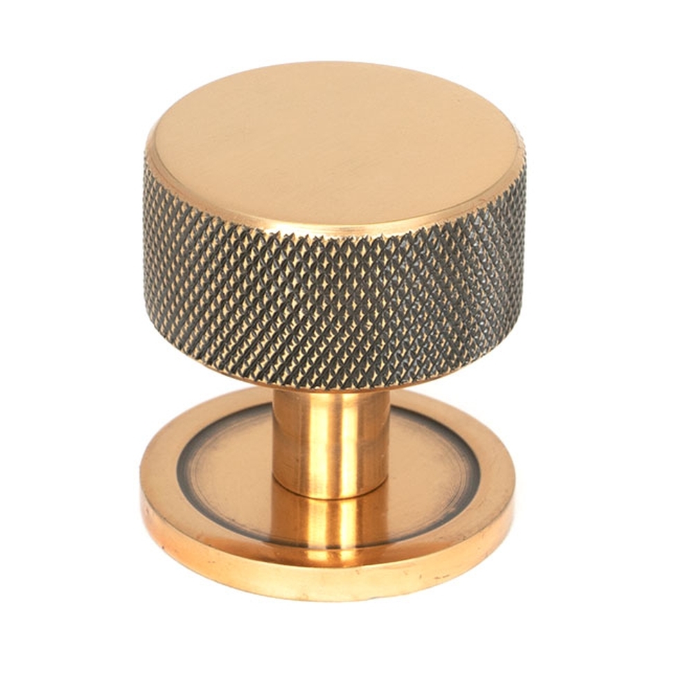 46870  32mm  Polished Bronze  From The Anvil Brompton Cabinet Knob [Plain]