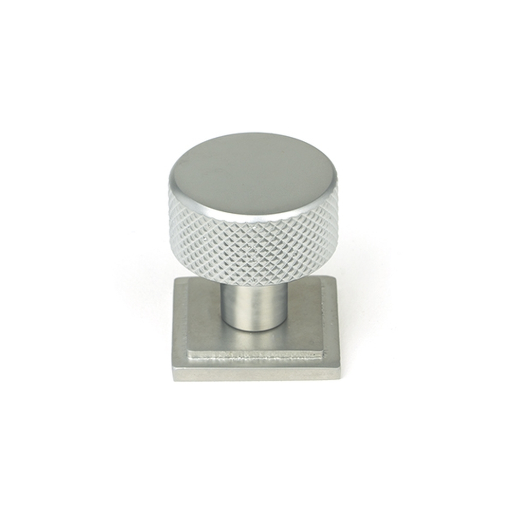 46884  25mm  Satin Chrome  From The Anvil Brompton Cabinet Knob [Square]