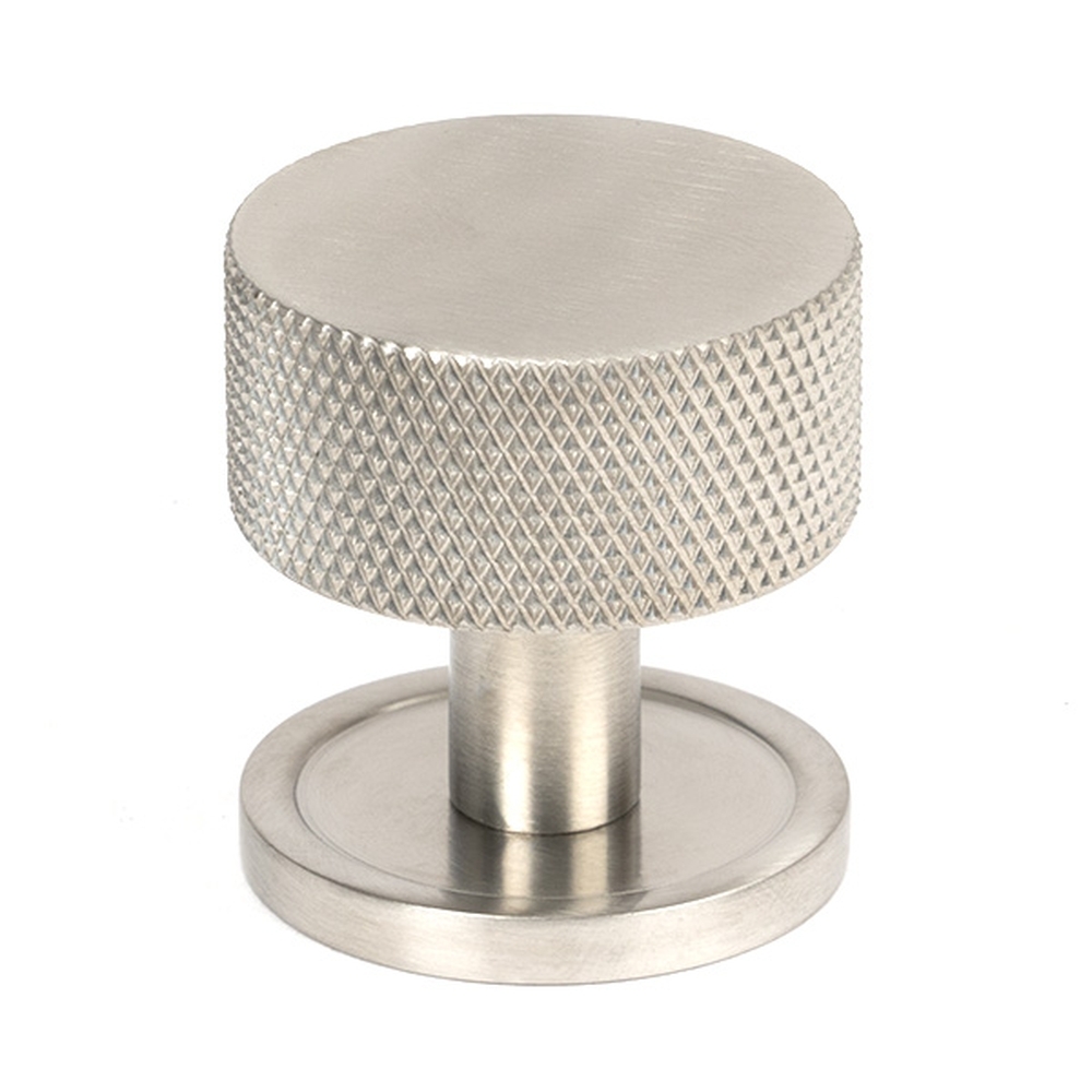 46890  32mm  Satin Stainless [304]  From The Anvil Brompton Cabinet Knob [Plain]