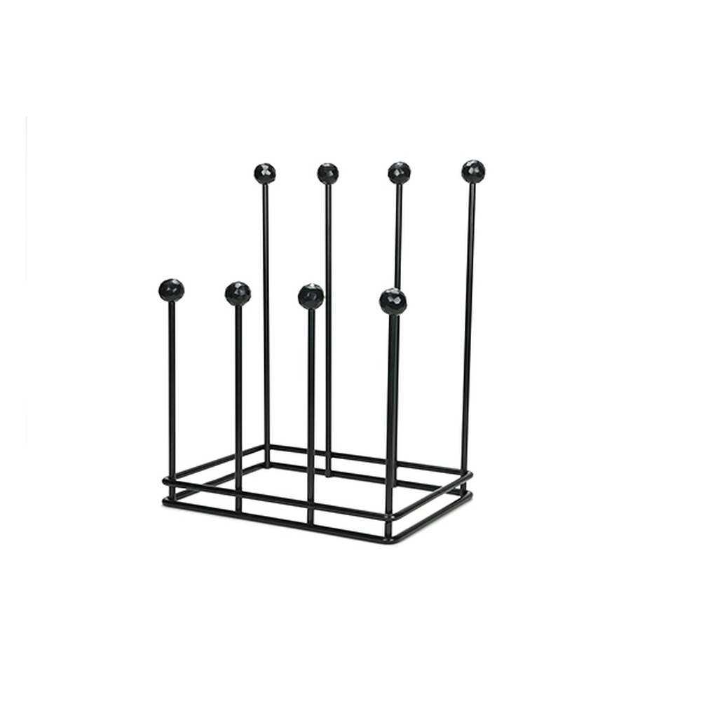 47106  500mm  Matt Black  From The Anvil Four Pair Boot Rack