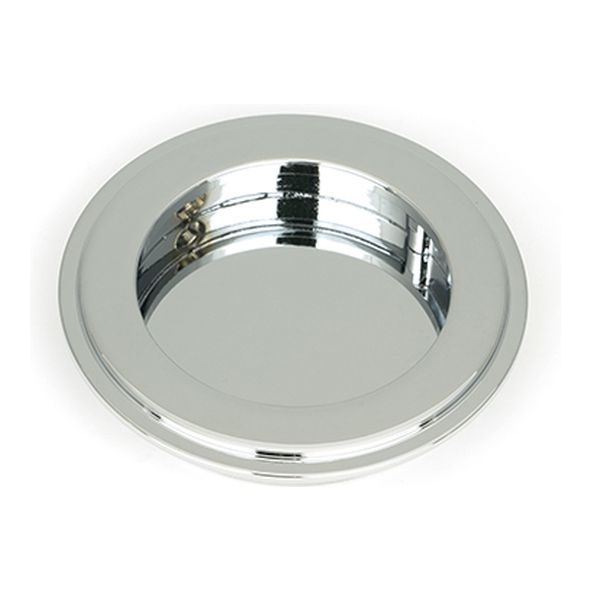 47184  75 mm  Polished Chrome  From The Anvil Art Deco Round Pull