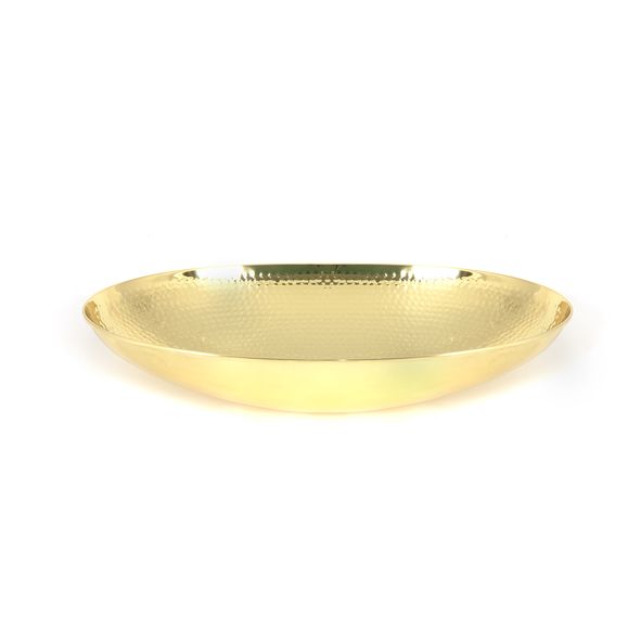 47205  590mm  Hammered Brass  From The Anvil Oval Sink