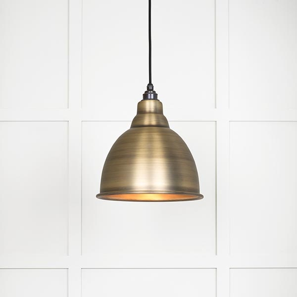 49497 • 260mm • Aged Brass • From The Anvil Brindley Pendant