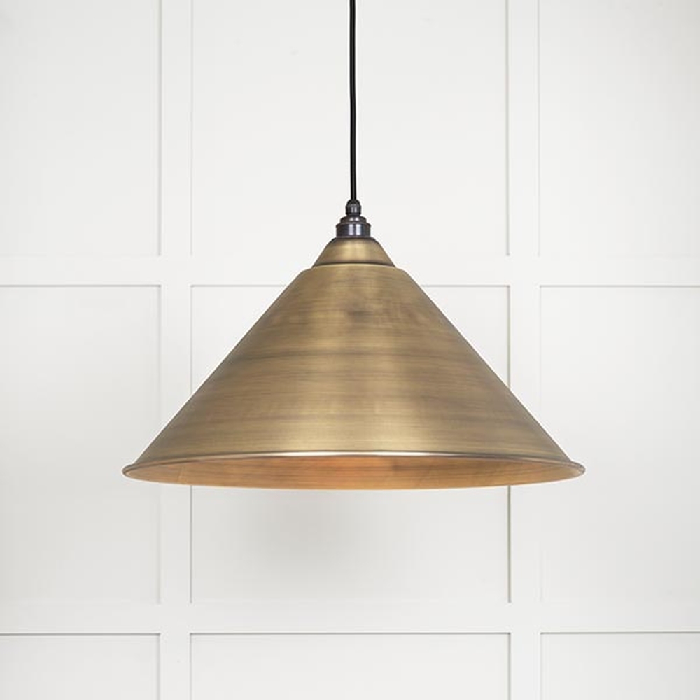 49499 • 510mm • Aged Brass • From The Anvil Hockley Pendant