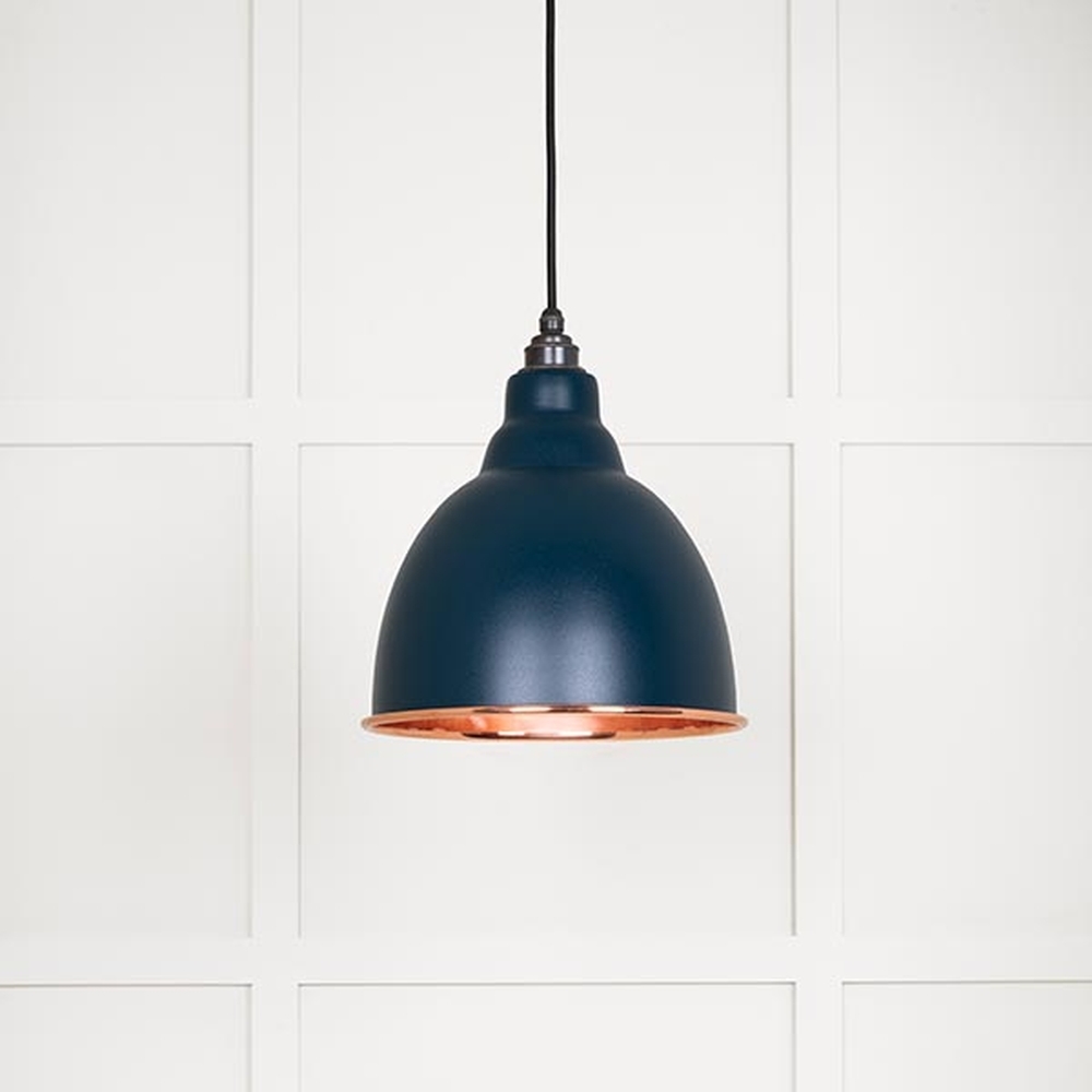 49500SDU • 260mm • Smooth Copper & Dusk • From The Anvil Brindley Pendant