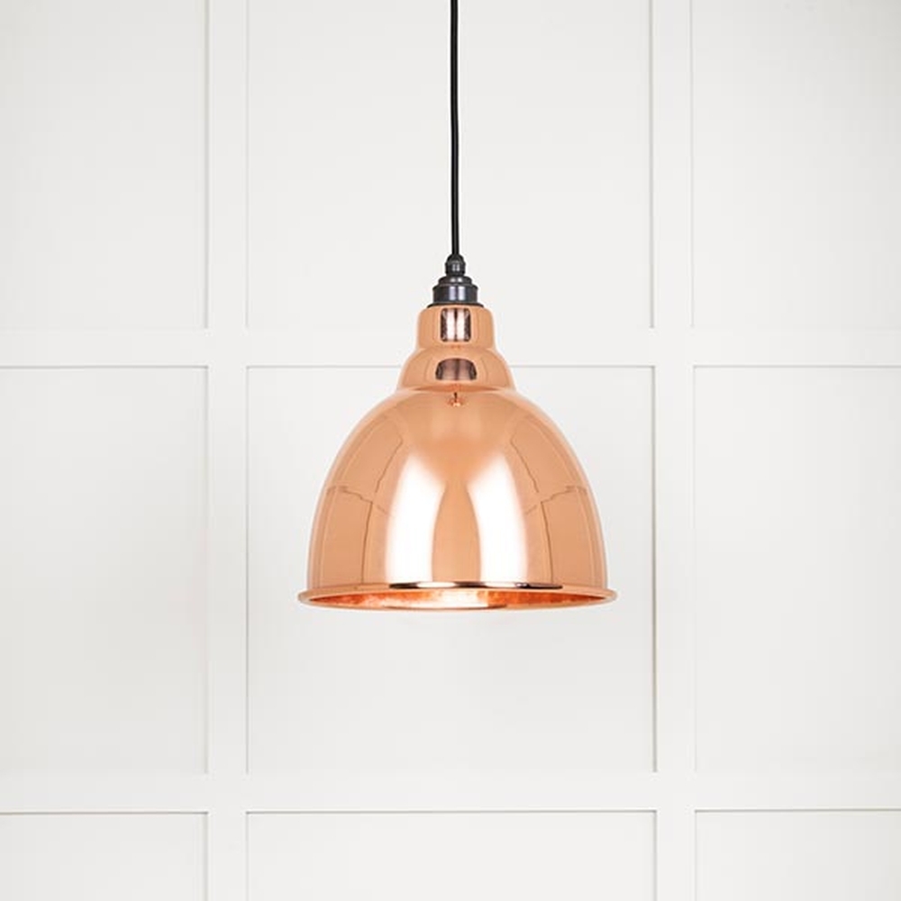 49500 • 260mm • Hammered Copper • From The Anvil Brindley Pendant