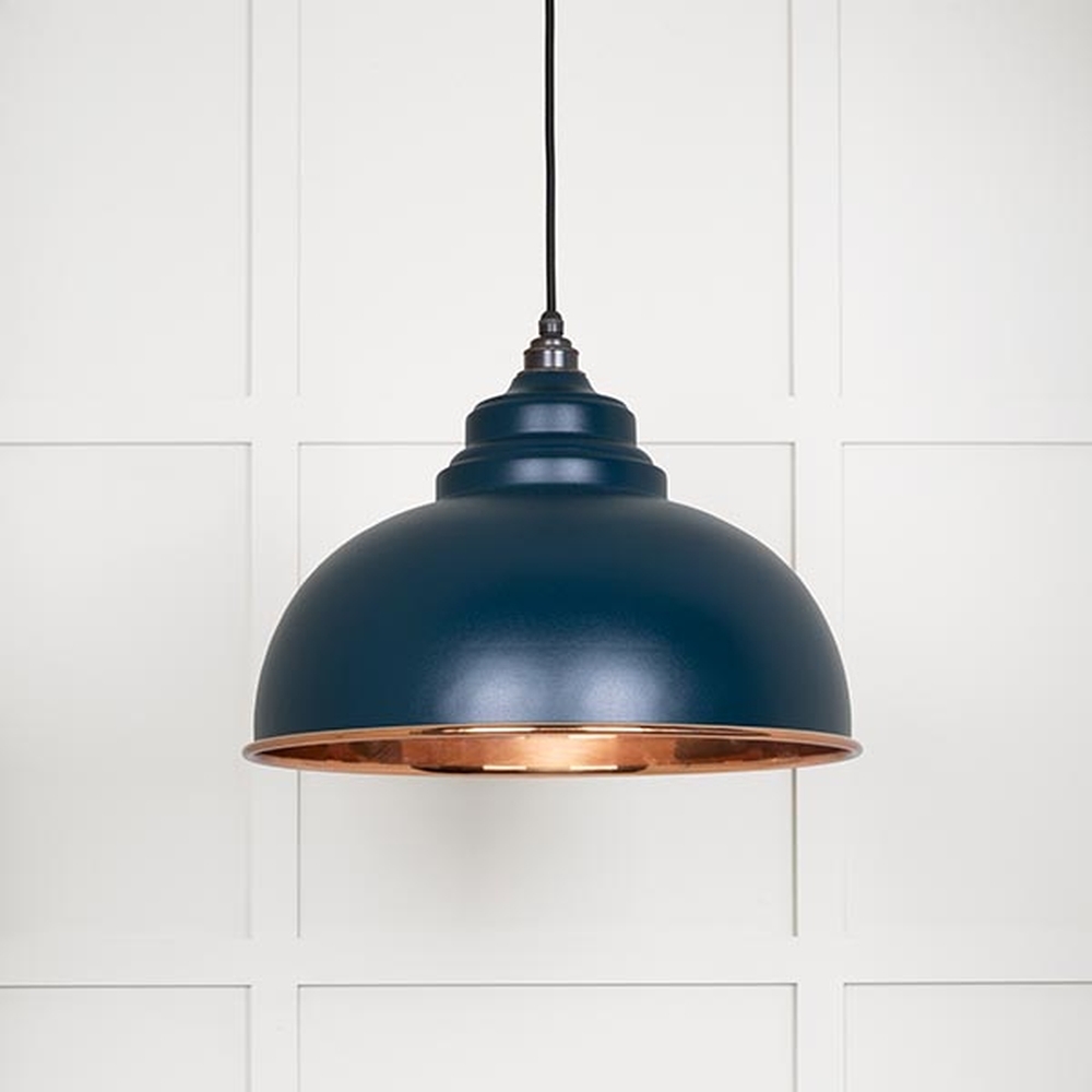 49501SDU • 400mm • Smooth Copper & Dusk • From The Anvil Harborne Pendant