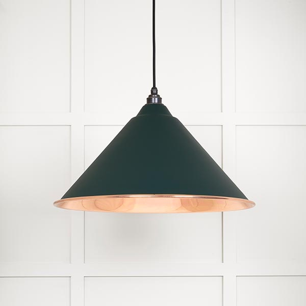 49503SDI • 510mm • Smooth Copper & Dingle • From The Anvil Hockley Pendant