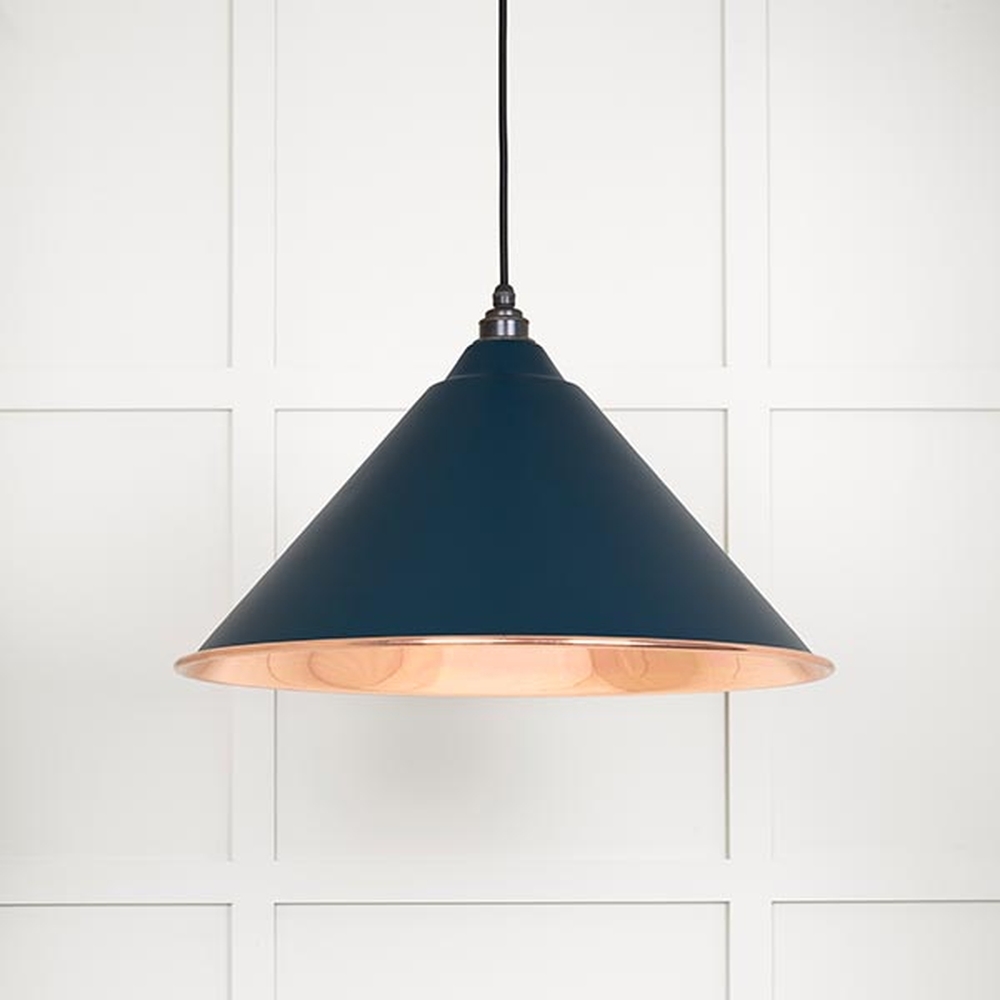 49503SDU • 510mm • Smooth Copper & Dusk • From The Anvil Hockley Pendant